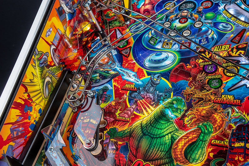Godzilla Pinball Machine LE Version by STERN Pinball For Sale UK.
